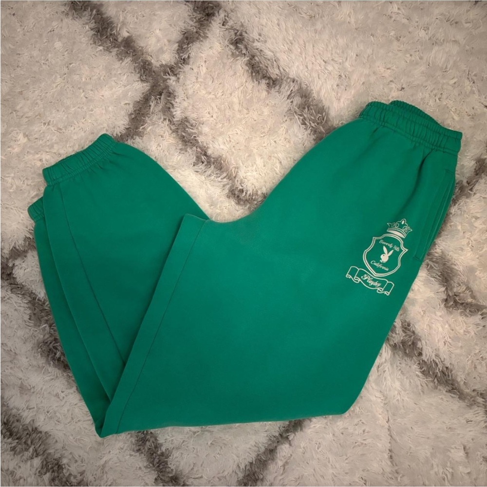 Playboy by Pacsun green sweatpant joggers